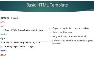 Resume Using Basic HTML Tags HTML Basic Tags