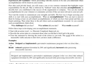 Resume with Achievements Sample Accomplishments for A Resume Examples Resume Ideas