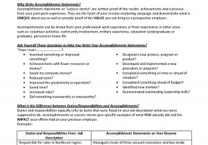 Resume with Achievements Sample Accomplishments On Resume Examples Najmlaemah Com