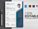 Resume with Photo In Word format Free Download Creative Design Cv Resume Word