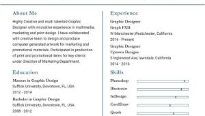 Resume Word format for Graphic Designer Graphic Designer Resume Template 17 Free Word Pdf
