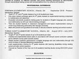 Resume Word format for Teaching Job Resume Example for A Elementary Teacher 1st Grade Fun
