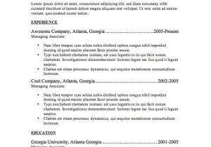 Resumes Templates Free My Perfect Resume Templates