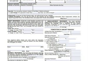 Retail Installment Contract Template 7 Installment Contract form Samples Free Sample