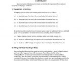 Retainer Proposal Template 4 Retainer Contract Templates Free Word Pdf format