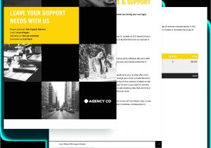 Retainer Proposal Template Web Support Retainer Proposal Template Free Sample