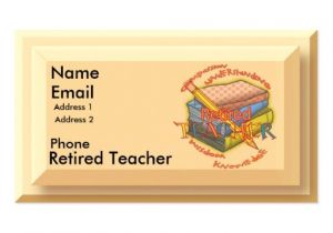 Retired Business Cards Templates Retired Teacher Motto Business Card Templates Zazzle