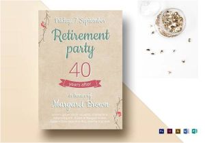 Retirement Flyer Template Powerpoint 12 Retirement Party Flyer Templates to Download Ai Psd Docs