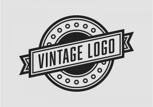 Retro Logo Template Psd the Vintage Logo Template Psd Logo Templates Creative