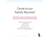 Reunion Flyer Template Free Download Family Reunion Flyer Free Flyer Templates for