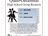 Reunion Flyer Template Free High School Reunion Flyers A Nice Selection Of