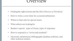 Revise and Resubmit Cover Letter Journals and Manuscript Submissions Ppt Video Online