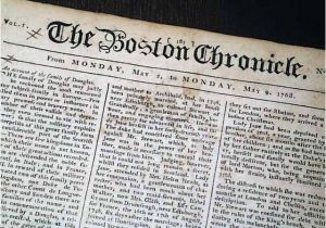 Revolutionary War Newspaper Template Nice Colonial America Newspaper Rarenewspapers Com