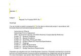 Rfp Email Template Rfp Invitation Letter