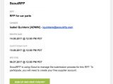 Rfp Invitation Email Template Quick Start Guide for Suppliers Scout Rfp