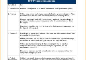 Rfp Presentation Template Presentation Proposal Template One Piece
