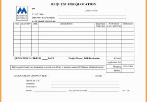 Rfq form Template 5 6 Request for Quote Template Proposalsheet Com