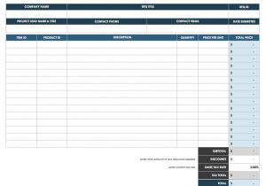 Rfq form Template Make the Most Of the Rfq Process Smartsheet