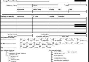 Rfq form Template Rfq Template for Ems Manufacturing Oem Quotes