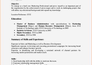 Rhce Fresher Resume format Degree Resume for Freshers Resume Template Cover Letter
