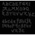 Rhinestone Alphabet Templates Downloadable Rhinestone Alphabet Template Make the Cut