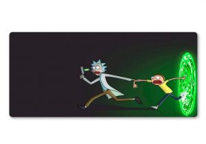 Rick and Morty Farewell Card Rick and Morty Mouse Pad Professional Players Mat Non Slip