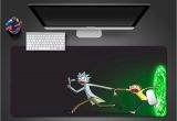Rick and Morty Farewell Card Rick and Morty Mouse Pad Professional Players Mat Non Slip