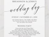 Ring Bearer Thank You Card Wording Delicate Calligraphy Wedding Day Program In 2020 Wedding