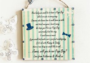 Ring Bearer Thank You Card Wording Personalised Be Our Page Boy Ring Bearer Proposal Plaque Page Boy Gift W168