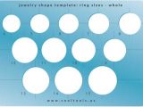 Ring Sizing Template Jewelry Shape Template Ring Sizes whole