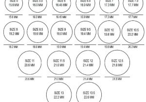 Ring Sizing Template Ring Size Guide Printable Ring Size Guide Ring Size Chart