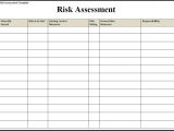 Risk assessments Templates Risk assessment Template Free Word Templates
