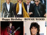 Rod Stewart Happy Birthday Card Happy Birthday Ronnie Wood 1947 Born Ronnie Wood