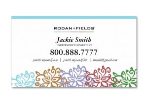 Rodan and Fields Business Card Template Free Rodan and Fields Business Card Template Business Card Design
