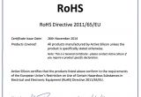 Rohs Compliance Certificate Template Eu Rohs Certificate Of Compliance Template Templates