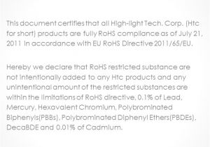 Rohs Compliance Certificate Template Rohs Compliance Certification Expert In Vacuum Htc Vacuum