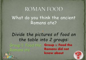 Roman Menu Template Ancient Roman Food and Drink by Cgallop Teaching