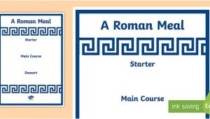 Roman Menu Template Roman Menu Template Roman Menu Template Roman Food Roman
