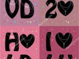 Romantic Eid Card for Lover Four Festive Romantic Retro Cards Black Abbreviations Pearl