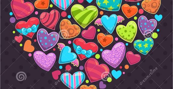 Romantic Eid Card for Lover Valentines Day Romantic Greeting Card Vector Love Concept