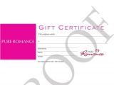 Romantic Gift Certificate Template Unavailable Listing On Etsy