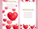 Romantic Gift Certificate Template Voucher Templates with Red Bow Ribbons Design Usable for
