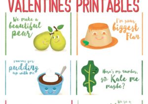Romantic Things to Write In A Valentine Card these 10 Romantic Food Pun Valentines Printables are Perfect