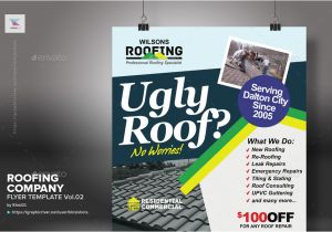 Roofing Flyer Templates Roofing Company Flyer Template Vol 02 by Kinzishots