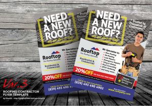 Roofing Flyer Templates Roofing Contractor Flyer Templates by Kinzi21 Graphicriver