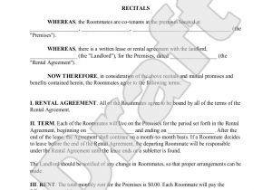 Room and Board Contract Template How to Write A Roommate Agreement the Froomie Board