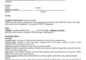 Room for Rent Contract Template 39 Simple Room Rental Agreement Templates Template Archive