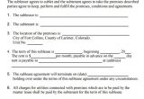 Room Sublet Contract Template Sublease Agreement 18 Download Free Documents In Pdf Word