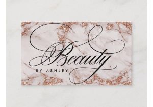 Rose Gold Business Card Holder Rose Gold Marble Beauty Business Card Zazzle Com Beauty