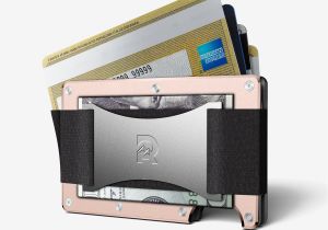 Rose Gold Business Card Holder the Ridge Wallet Aluminum Rose Gold